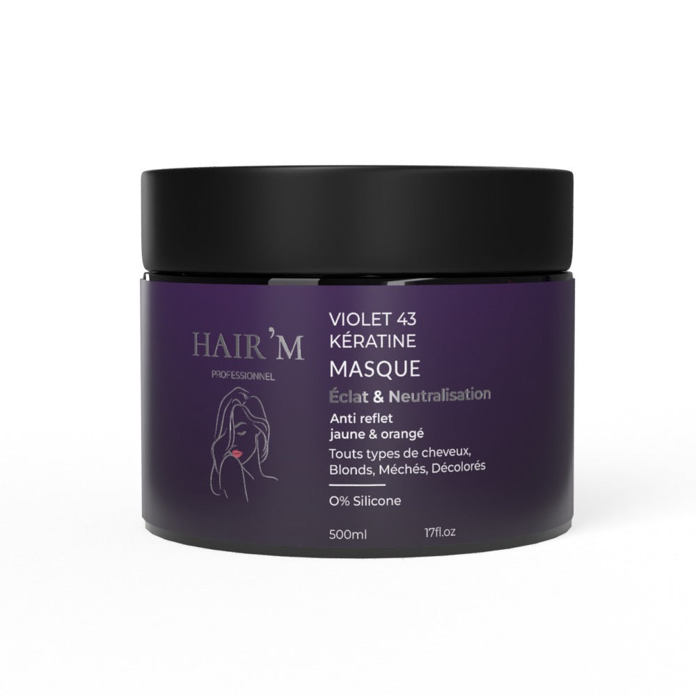 Masque Violet 43 kératine