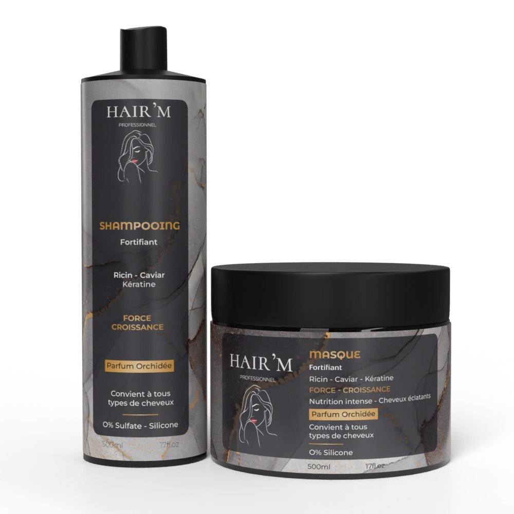 Duo Ricin-Caviar Kératine