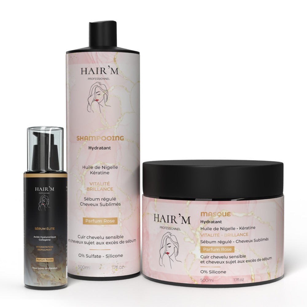 Gamme Nigelle-Kératine kit complet