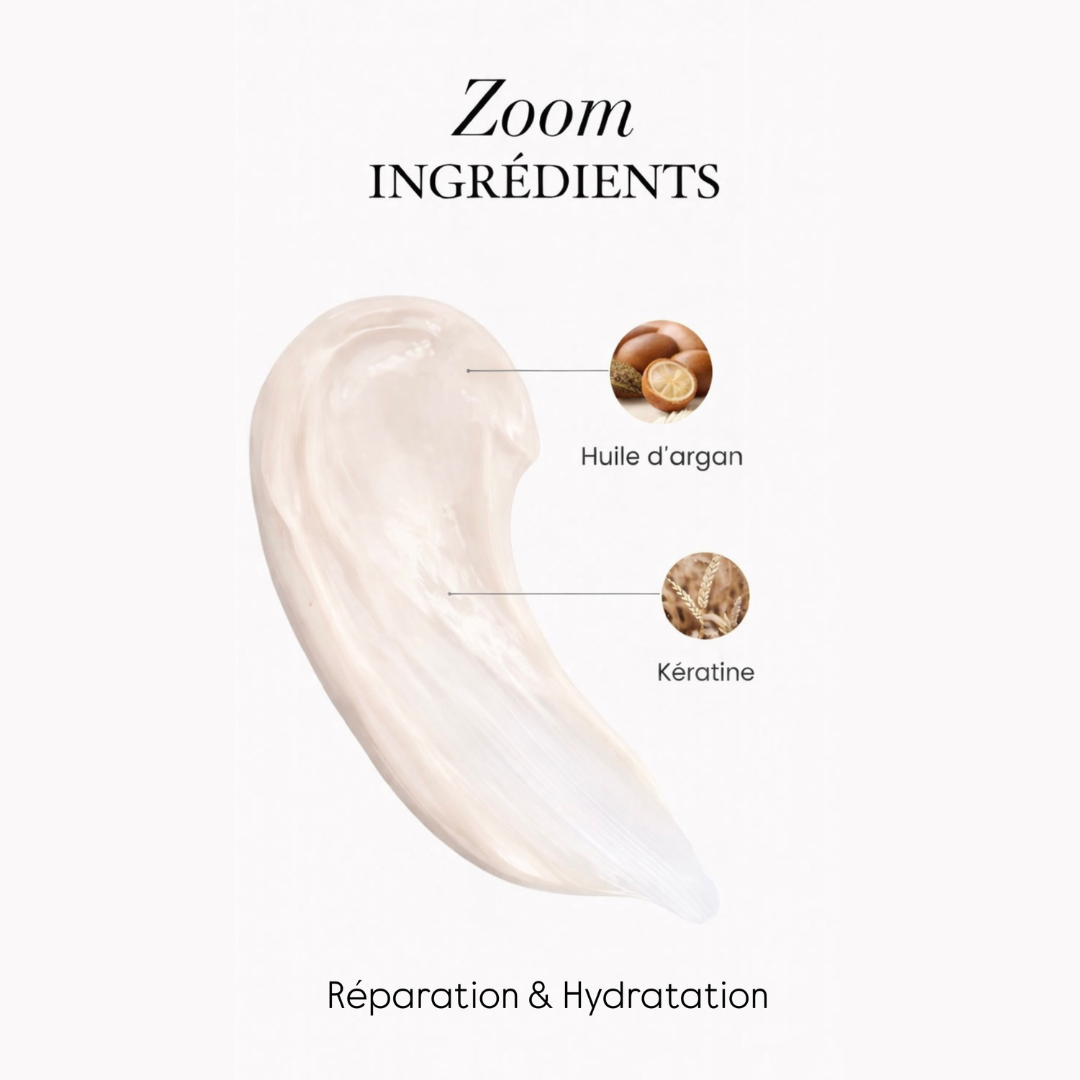 Duo Huile d'Argan Kératine